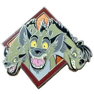 WDW Heroes vs Villains Pin Sidekicks hyenas Lion King Shenzi, Banzai, and Ed